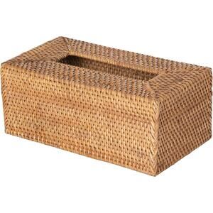 Kouboo Loma Rectangular Rattan Tissue Box Cover (Brown)